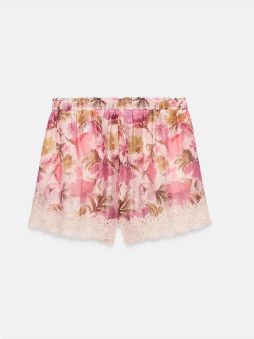 Zara Pink Lacey Shorts